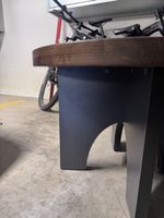 Runder Holztisch braun gebraucht 