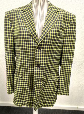 VERSACE Sakko Grün Karo ( Gr. 50 )