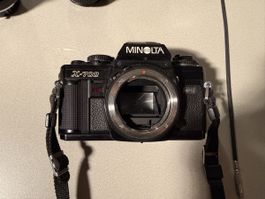 Minolta X-700 MPS Set mit Tokina 28–85 mm, 2x Teleconverter