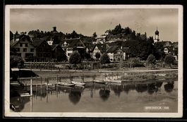 AK Rheineck, Teilansicht mit Kirche