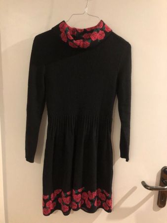Mädchen Kleid Rosen Grösse 12/14