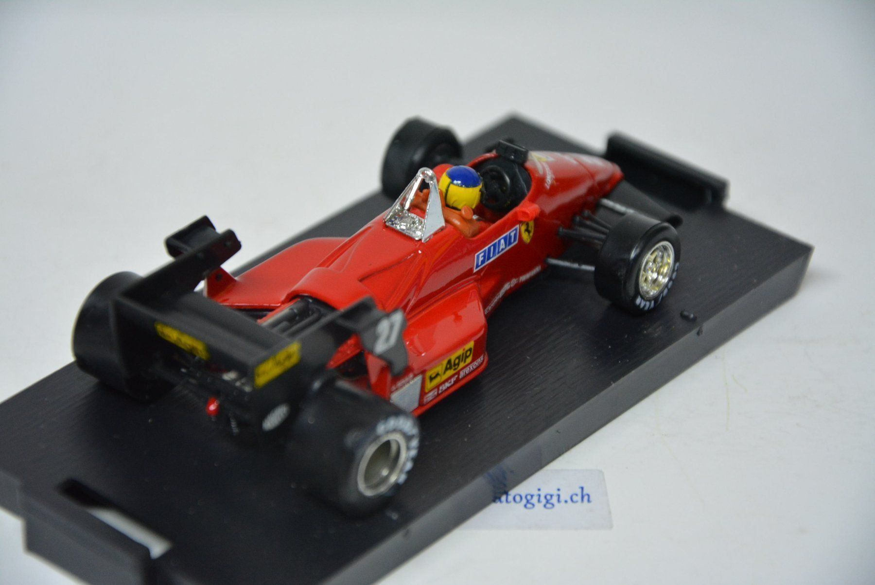 Ferrari Modellini d'auto: Ferrari 126 C4 , G.P. Belgio 1984 , 1:43 – Nuovo e nell'imballaggio originale da Goldach venduto da Feivel9 6