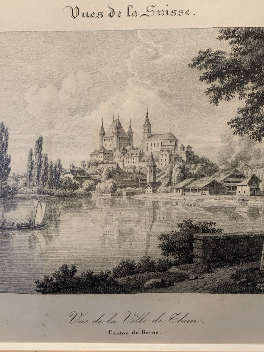 Incisioni: Vue panoramique de THUN – Usato da Veytaux venduto da Latourelle 1