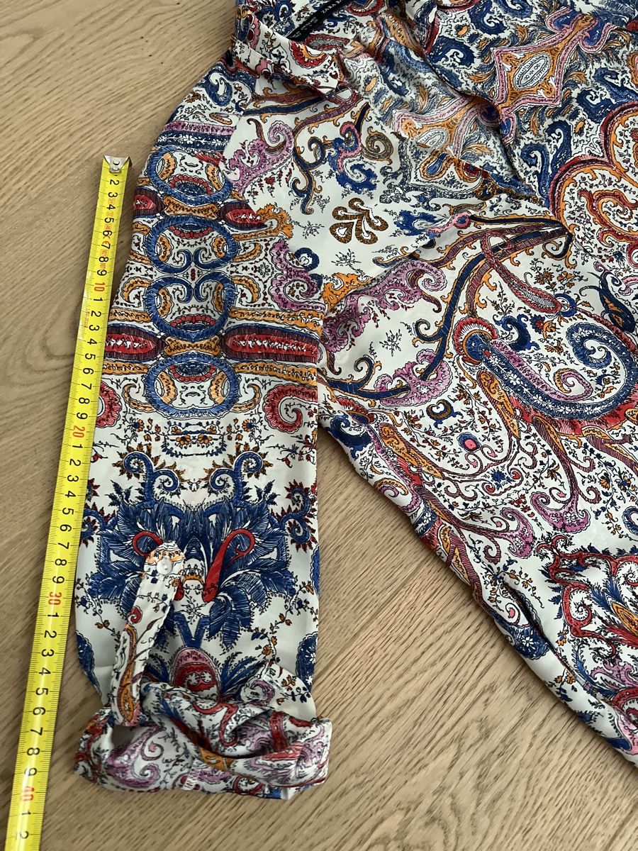 Zara Camicette: Tunika Bluse mit Paisley Muster, Gr. S – Usato da Oensingen venduto da SchickeDame 7