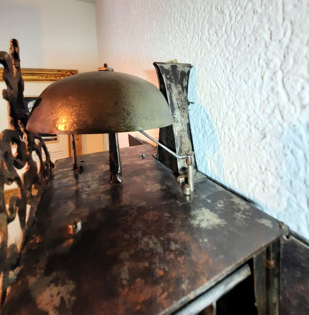 Stand- & Wanduhren: antike Comptoise Hahnenuhr Einzeiger Uhr ca.1750 – Gebraucht aus Eschenbach von Alicekunst 1