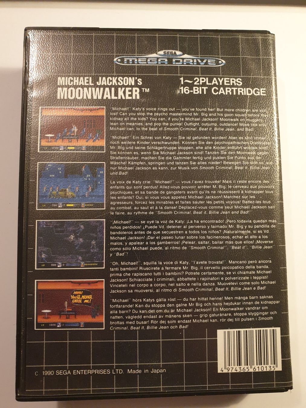 Giochi: Michael Jackson's Moonwalker - Sega Mega Drive – Usato da Rain venduto da Rou_z26r 1