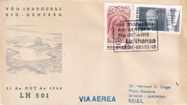 Erstflug Lufthansa Rio de Janeiro - Genf 1966