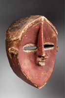 Afrikanische Maske Nkaaki, Lwalu, Lwalwa, Kongo