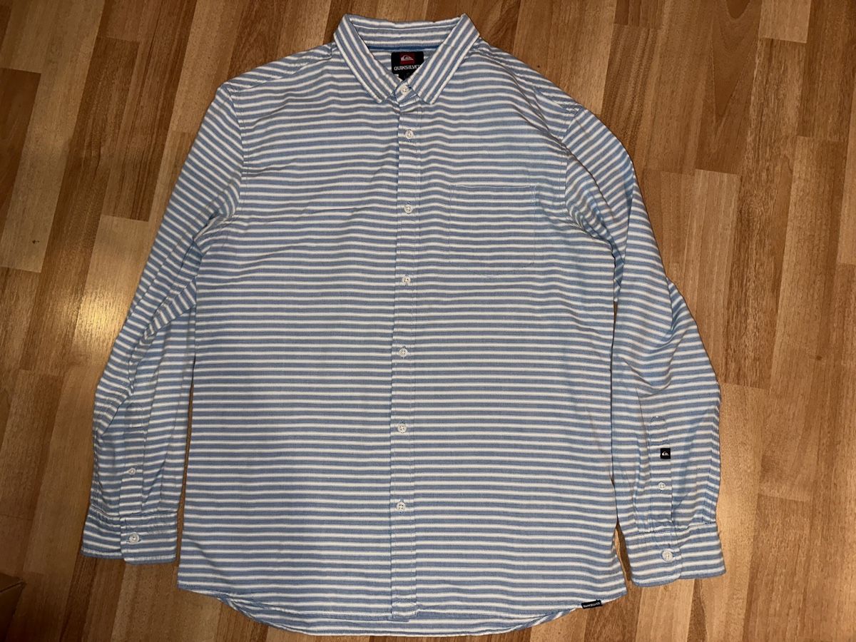 Quiksilver Camicie: Quiksilver Hemd Gr. L Modern gestreift – Usato da St. Gallen venduto da mai_zpt7
