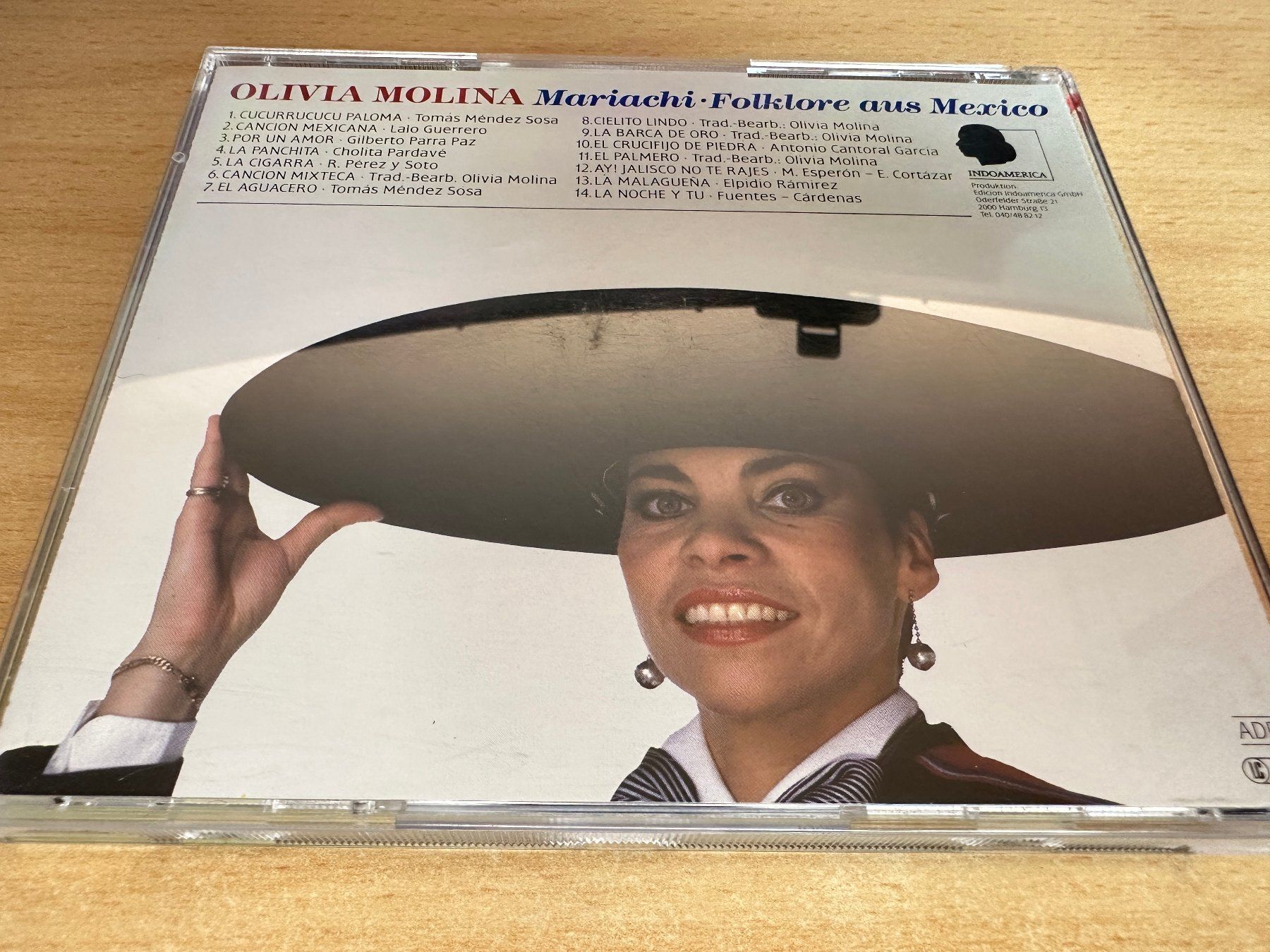 CD: Olivia Molina – Mariachi – Usato da Rikon im Tösstal venduto da Alpenmutz 1