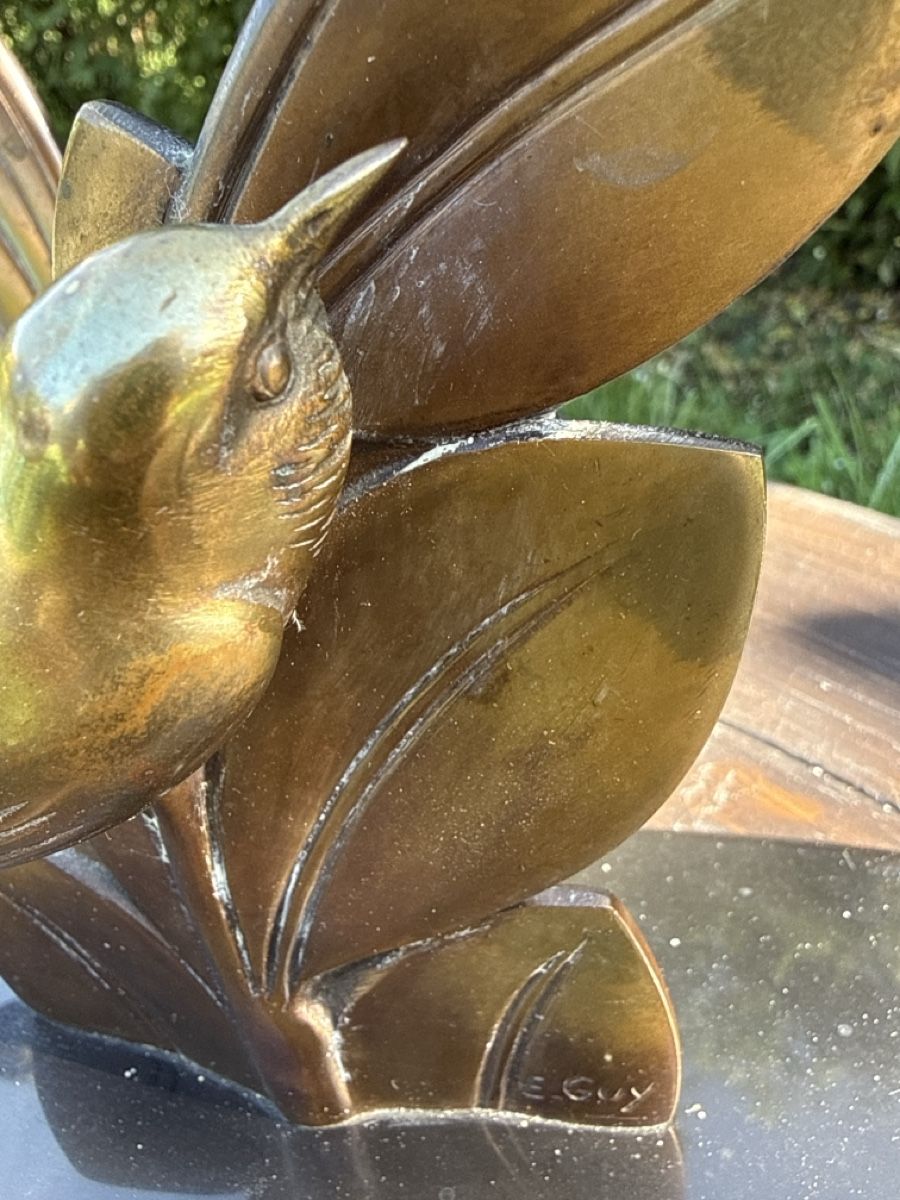 Sculptures & Statues: Deux sculptures d’oiseaux… E. Guy - Art déco - idée cadeau – D'occasion à Sergey par sylviegut 2