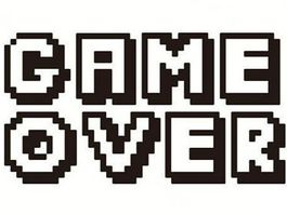 🎮 Cooler Wandaufkleber: GAME OVER  🕹️💫