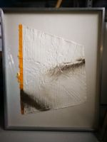 abstraktes modernes Gemaelde mit Rahmen/Collage