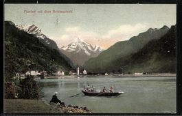 Fluelen /Bristenstock, Ortsansicht mit K