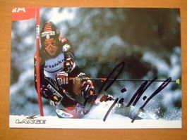 SONJA NEF (CH) SKISTAR AUTOGRAMMKARTE