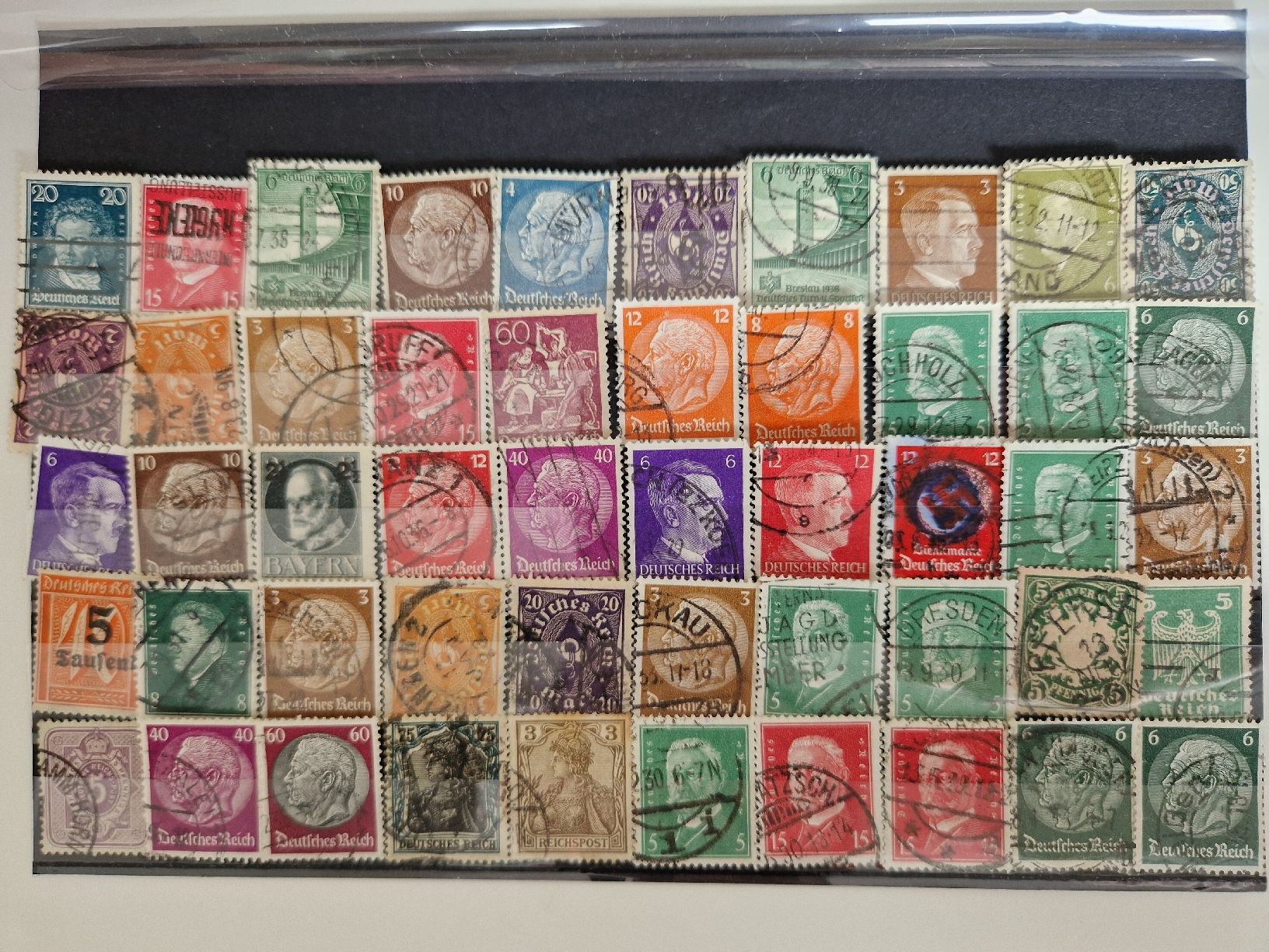 Alle Briefmarken: Deutsches Reich Briefmarken – Gebraucht aus St. Gallen von Enrico_SG