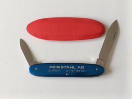 Magnifique ancien Couteau de poche Victorinox, bleu, NEUF