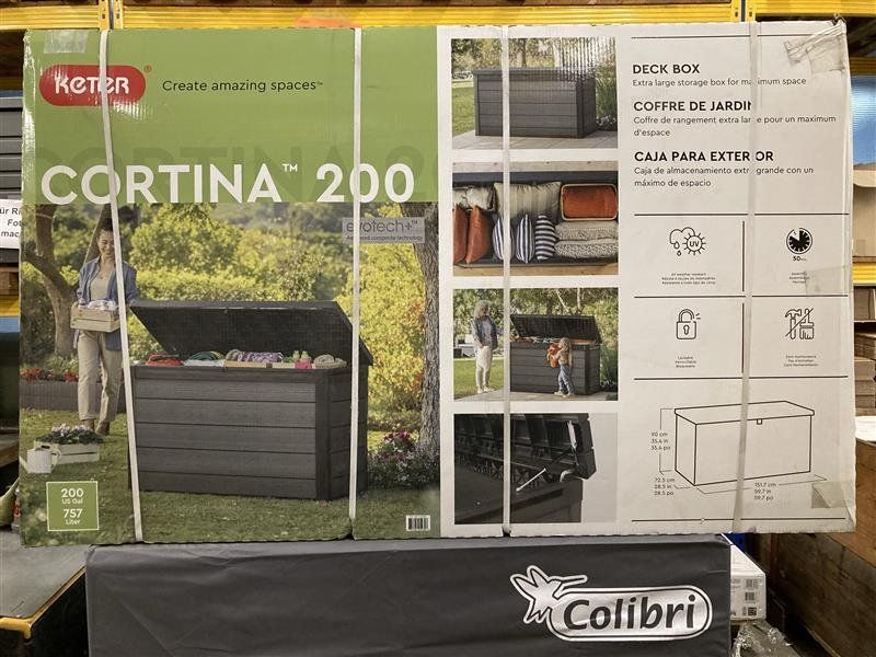 Keter Cortina Box 200 / 757 Liter, 151.7x72.5x90 cm Kaufen auf Ricardo