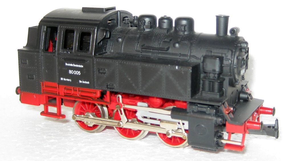 Lima Dampflok BR 80 005 DR, Ep.III, DC, Neuwertig ohne OVP (Neu (gemäss ...
