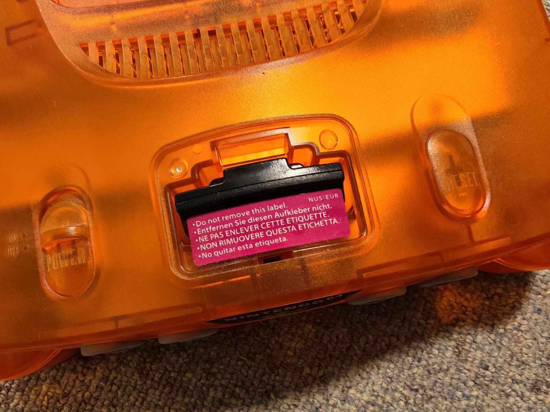 Nintendo Konsolen: Nintendo 64 Konsole Orange mit Controller ab 1.- – Gebraucht aus Thun von Kankii 4