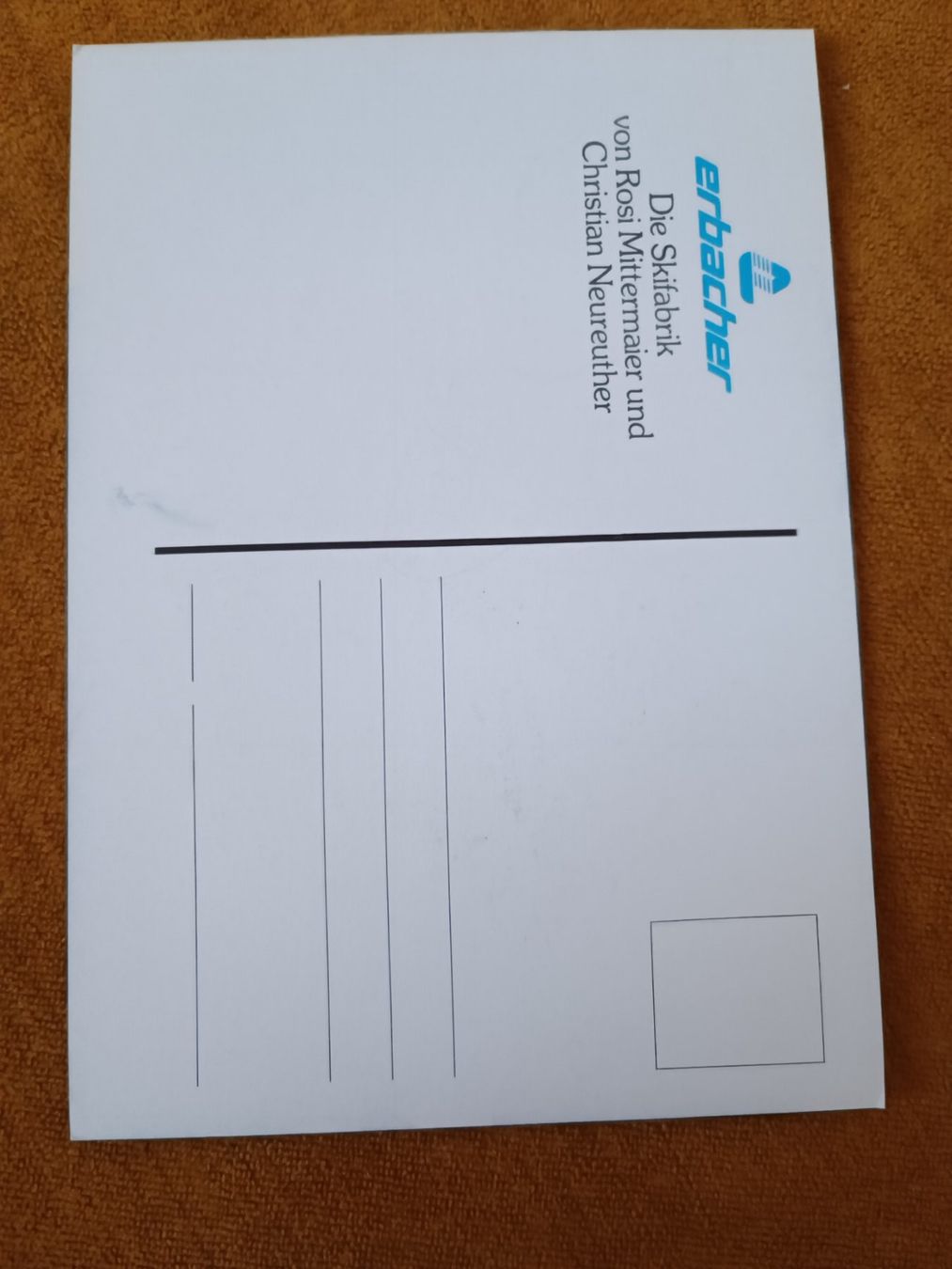 Autogramme: Rosi Mittermaier & Christian Neureuther – Gebraucht aus Menziken von Artographs 1