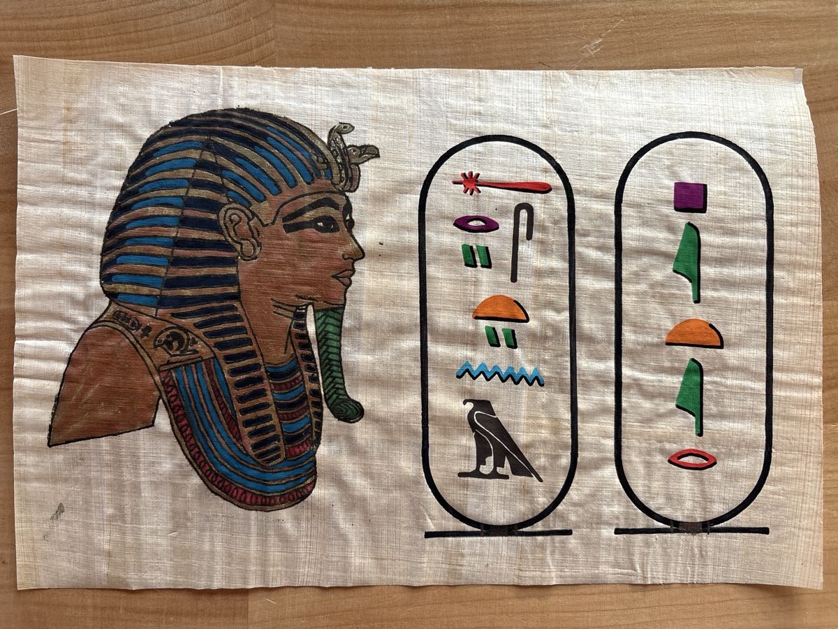 Foto & Immagini: Bild auf Papyris / Egypten – Usato da Rümlang venduto da baselsale1