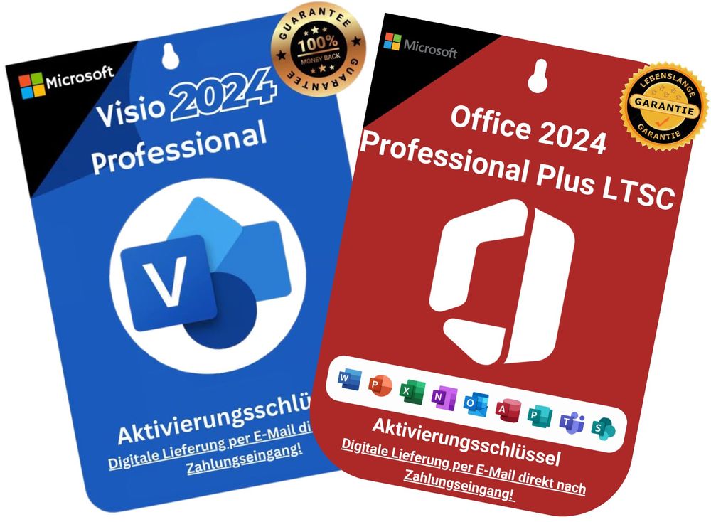 Visio 2024 Professional + Office 2024 Pro Plus LTSC (Gebraucht) in ...