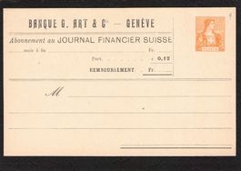GS Banque G.Art & Cie Genève 12 Rp