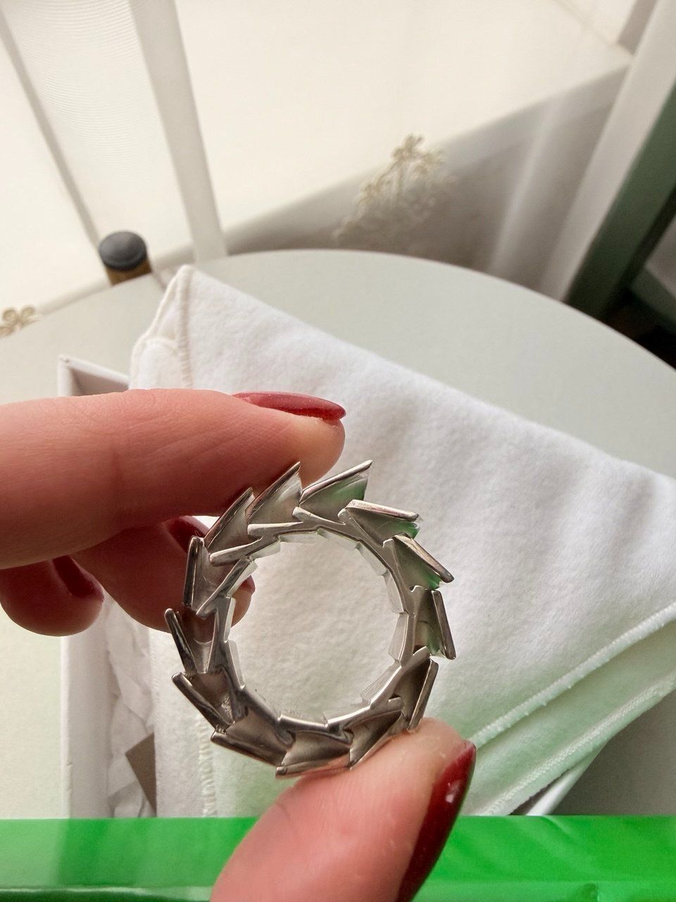 Bottega Veneta Anelli: Silver ring Bottega Veneta – Nuovo (secondo la descrizione) da Lugano venduto da juledo 4