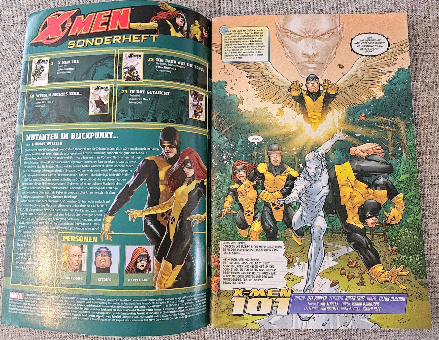 Fumetti: X-Men Sonderheft #12 Erste Klasse 1, Comic, Marvel – Usato da Bellach venduto da RE-NA 1
