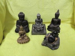 Sammlung von 5 Buddha
