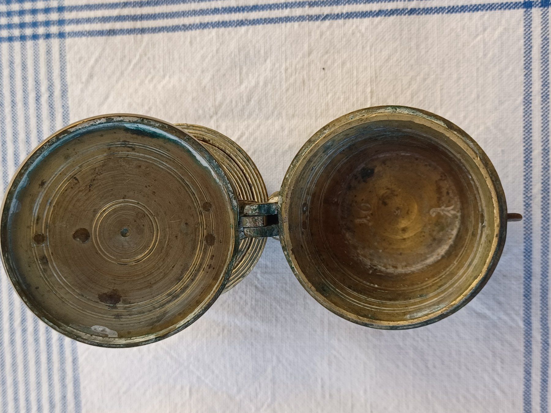 Misurare: Antikes Schweizer Becher-/Apothekergewicht Basel (um 1850) – Usato da Herisau venduto da ugr_prb5 3