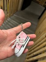 Süsser Schlüsselanhänger Chucks Turnschuh Rosa Neu Converse