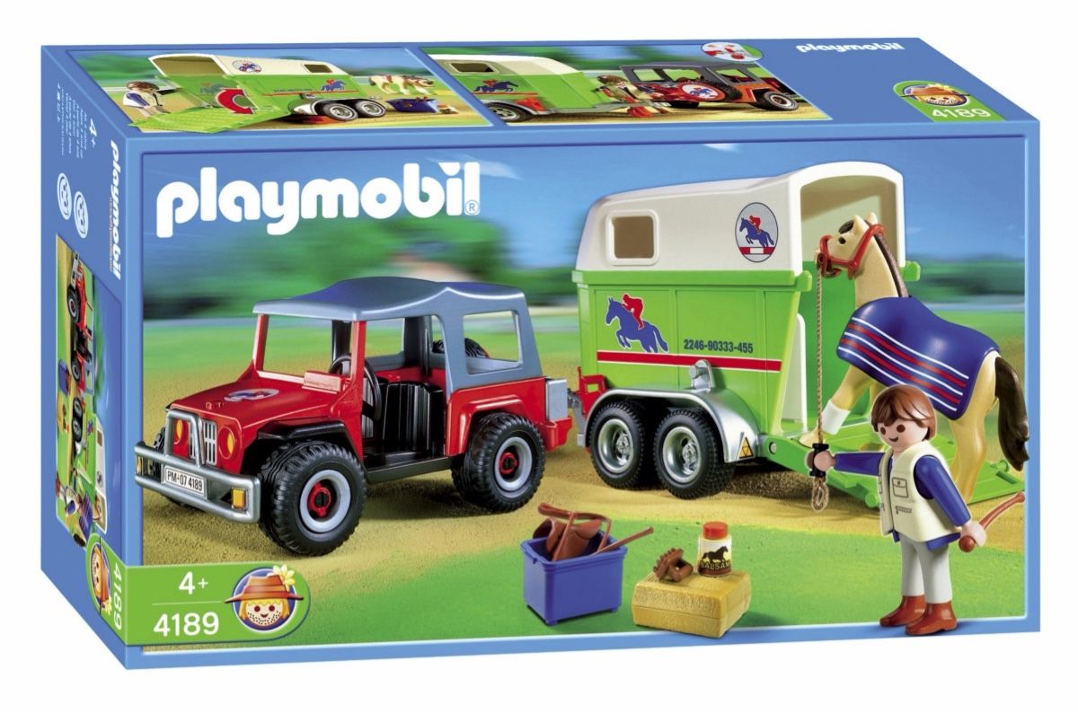 Playmobil Giocattoli: Playmobil Pferdeanhänger – Usato da Solothurn venduto da tab_8zc7