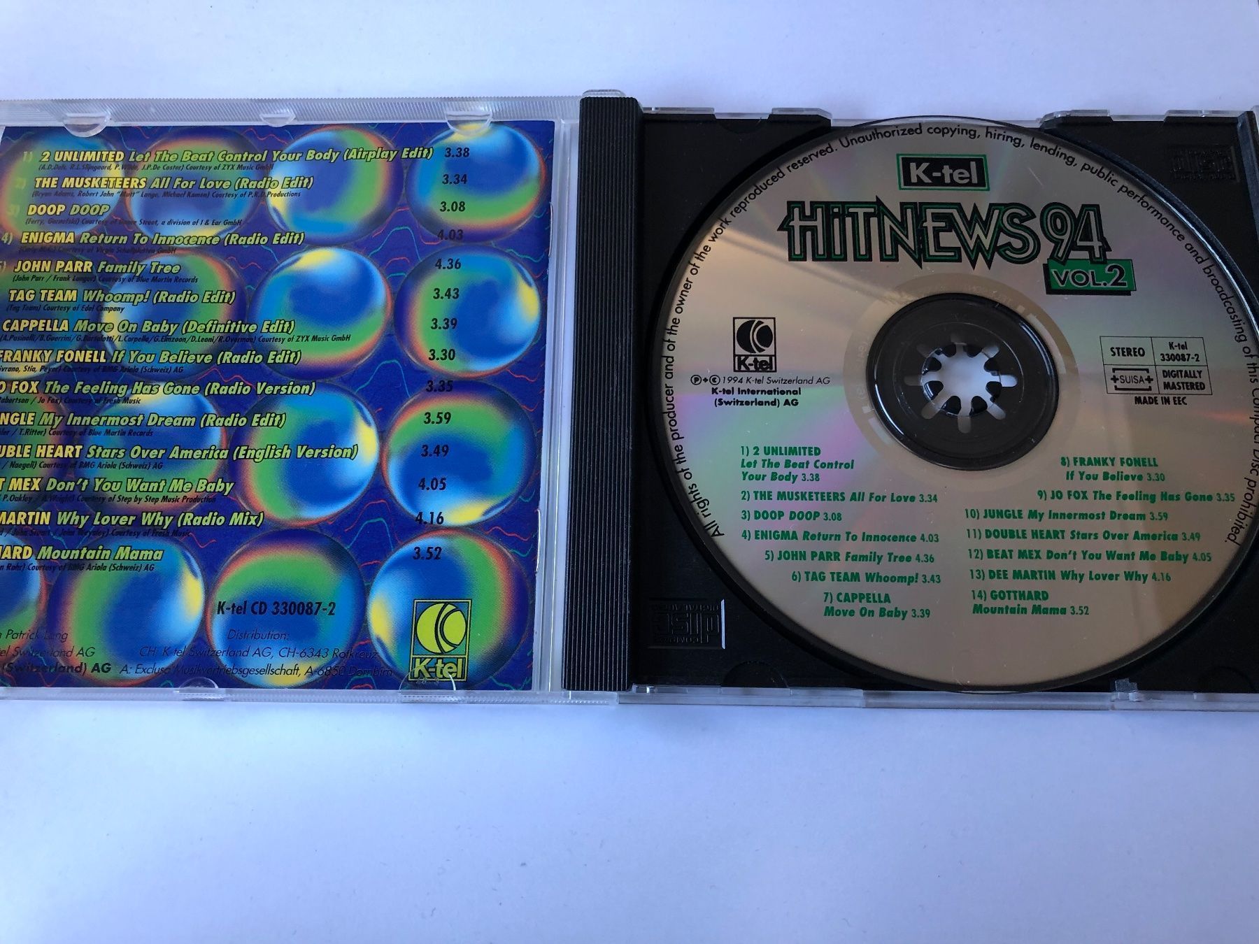 CD: Hitnews 94  Vol.2 – Usato da Oberried Brienz venduto da Chyara 2