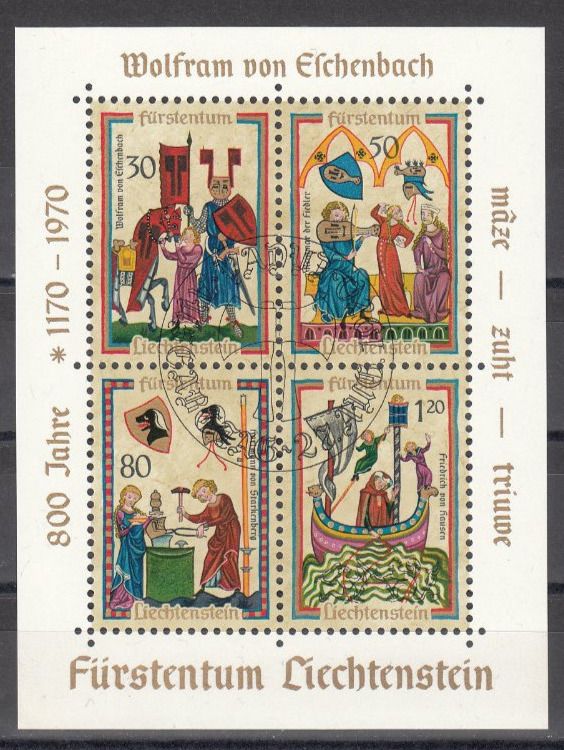 Tutti i francobolli: LBK 466 Block mit ET – Usato da Bürglen TG venduto da StampGraf