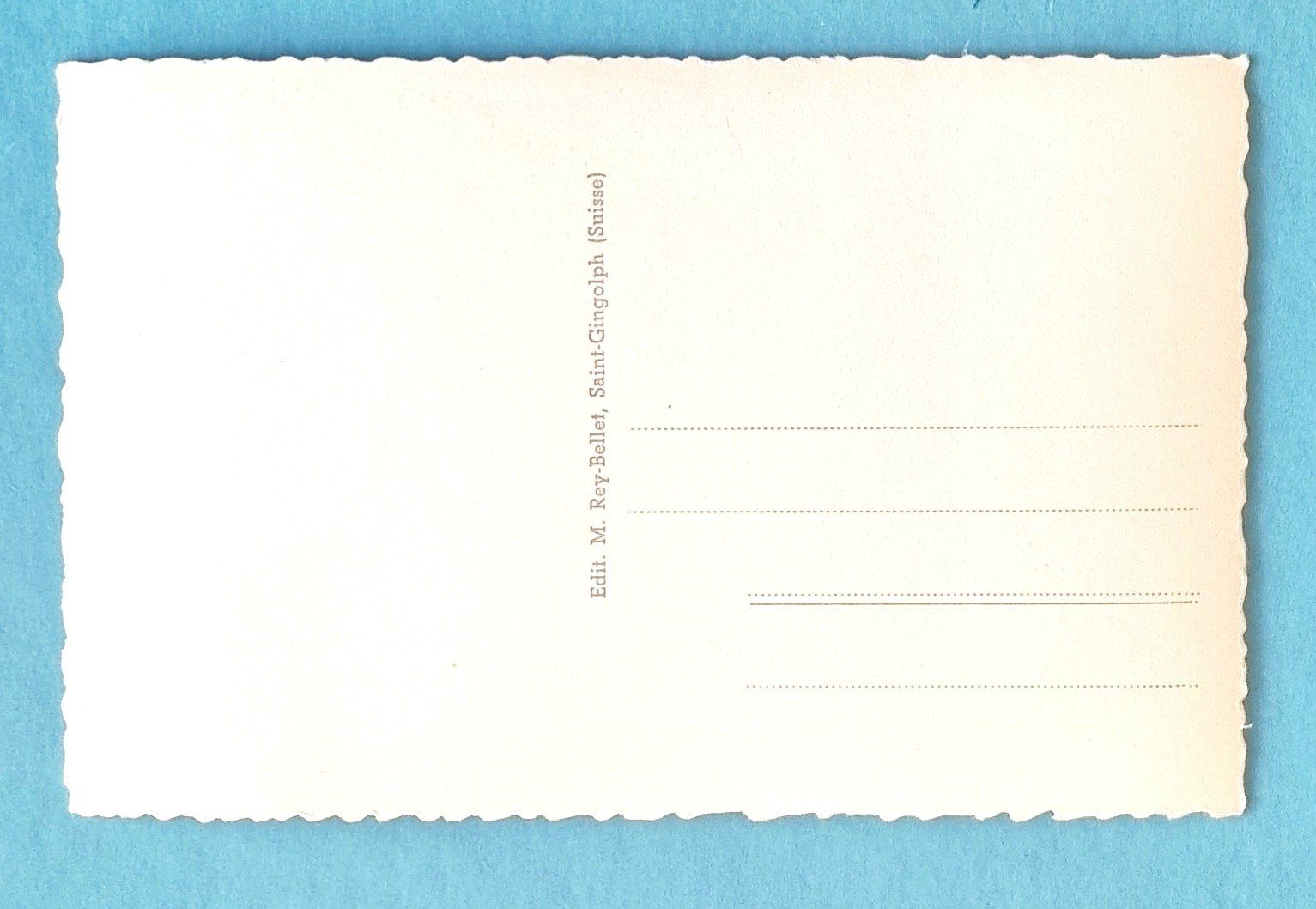Cartes postales: St. Gingolph - Douane - Tanksäule SHELL – D'occasion à Rothrist par RROENK 1
