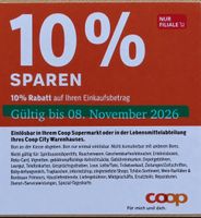 Coop Bon - 10% Rabatt bis 08.11.2025 - Jetzt zugreifen!