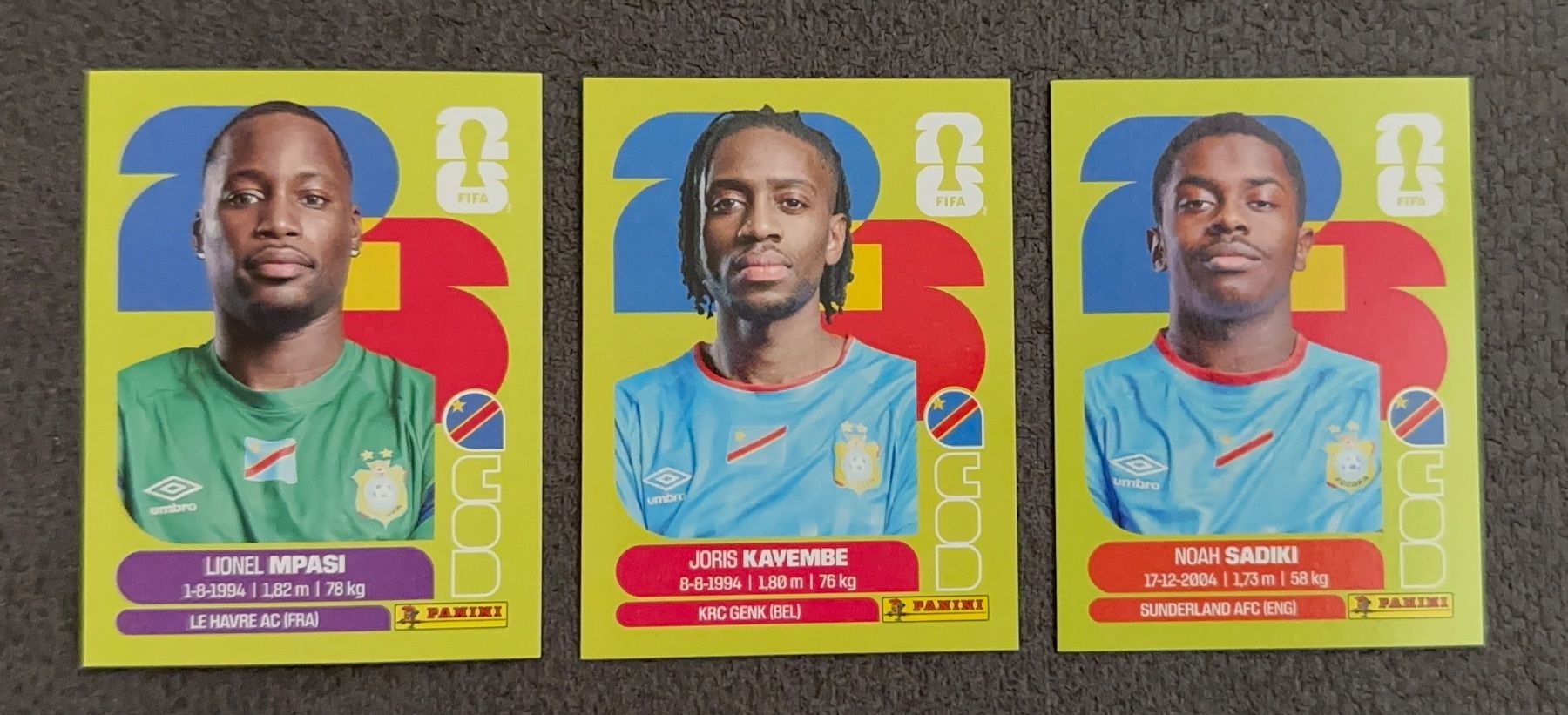 Panini Carte collezionabili: Panini WM 2026 3 Kongo-Sticker (COD) – Nuovo (secondo la descrizione) da Kreuzlingen venduto da goe_8zvl