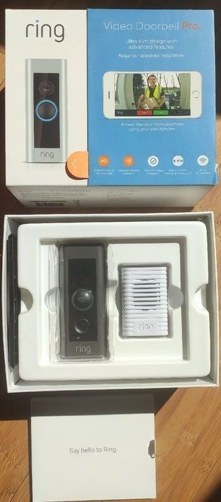 Videocamere: Video Doorbell Pro mit Chime Ring – Nuovo (secondo la descrizione) da Zuchwil venduto da Beppe_25.3 5