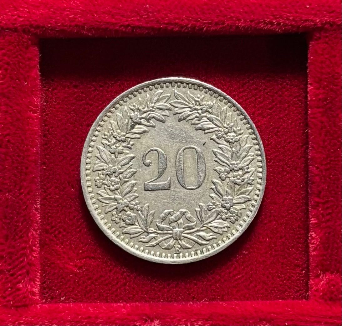 Tutti le monete: Schweiz 20 Rappen 1943 B vzgl Libertaskopf – Nuovo (secondo la descrizione) da Speicher venduto da CH-Schatzkammer 1