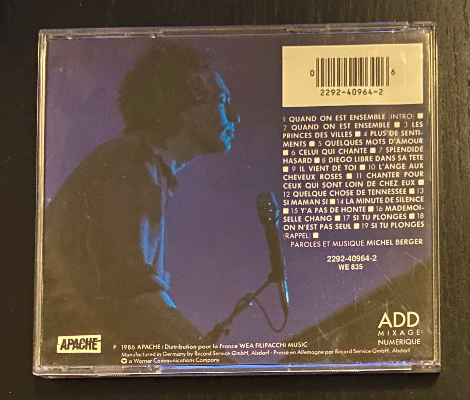 CDs: Michel Berger CD Au Zenith – D'occasion à Luzern par Lycka24 1