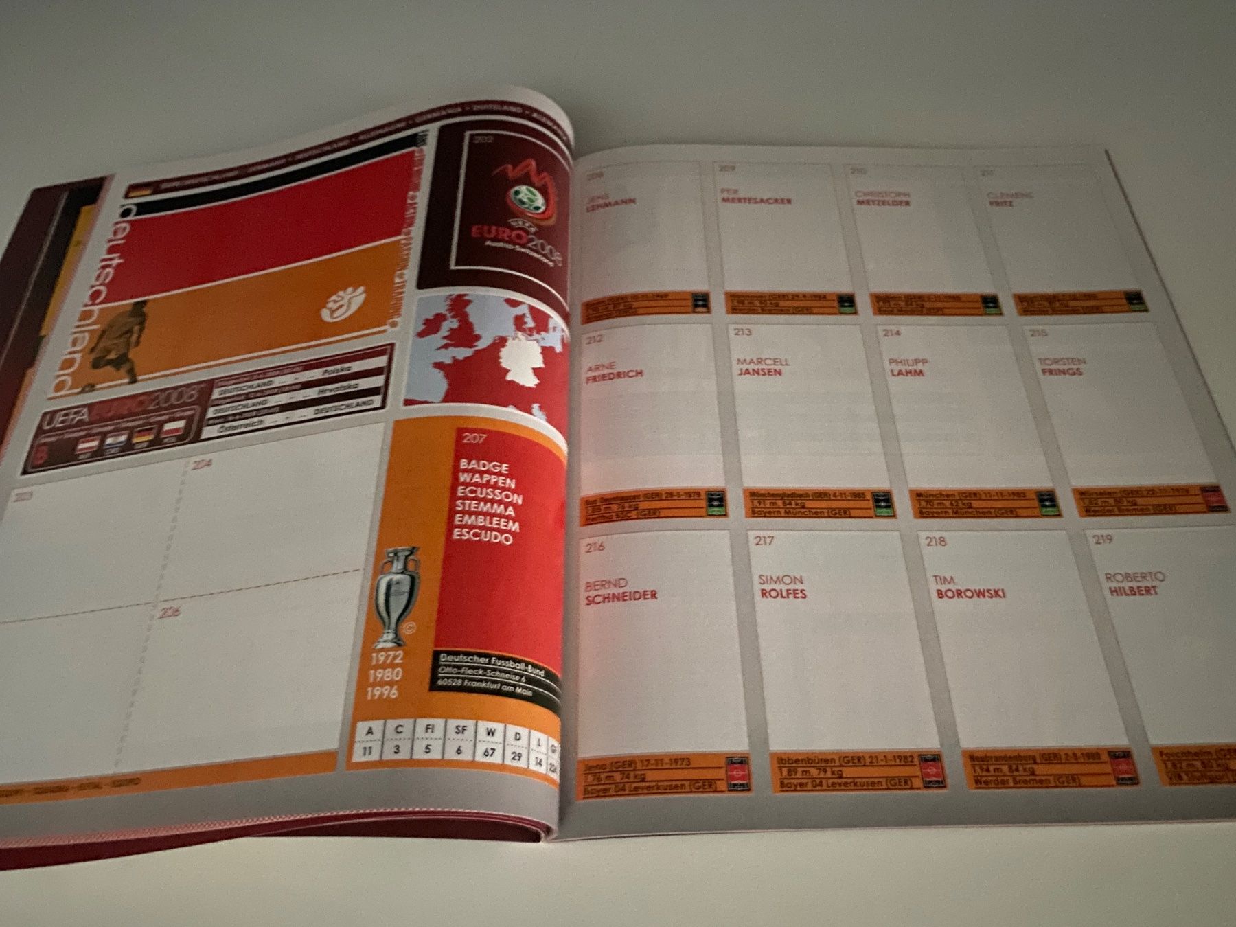 Panini Alben: Panini Leeralbum EM 2008 - Sehr seltene Version – Gebraucht aus Hergiswil LU von FcMalkov 6