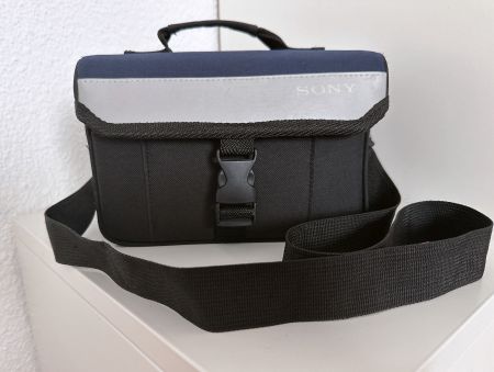 Top Zustand! Sony Fototasche Kameratasche blau/schwarz