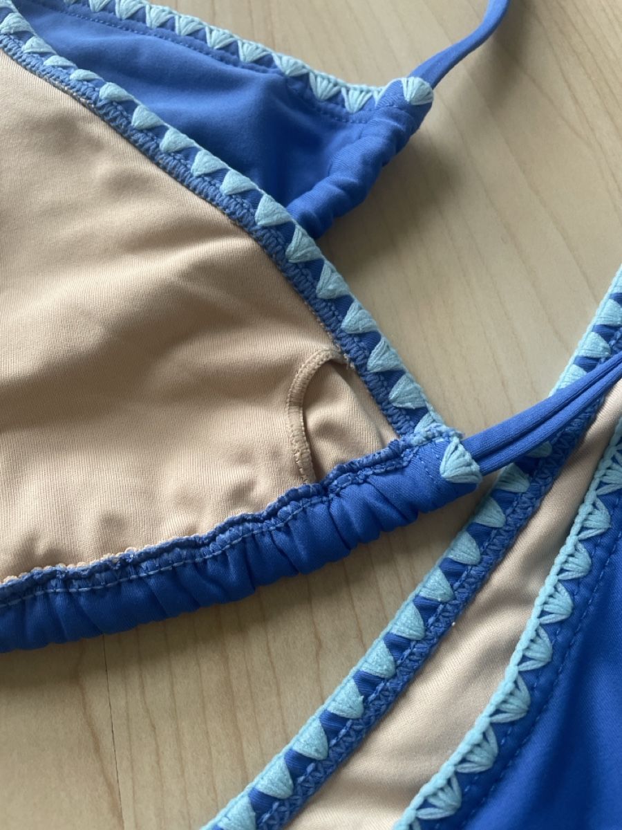 Costumi da bagno & Bikini: Ghanda: Blaues Bikini, Grösse S/M – Nuovo (secondo la descrizione) da Sissach venduto da nelimas 2