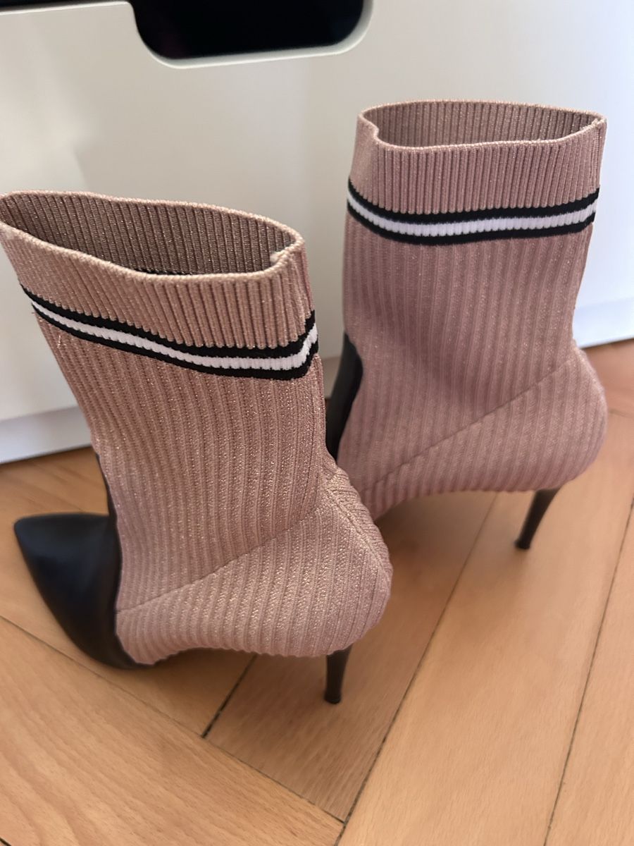 Scarpe da donna: Mid-calf fabric and leather boots by Pollini – Nuovo (secondo la descrizione) da Biel/Bienne venduto da zit_v5yc 5