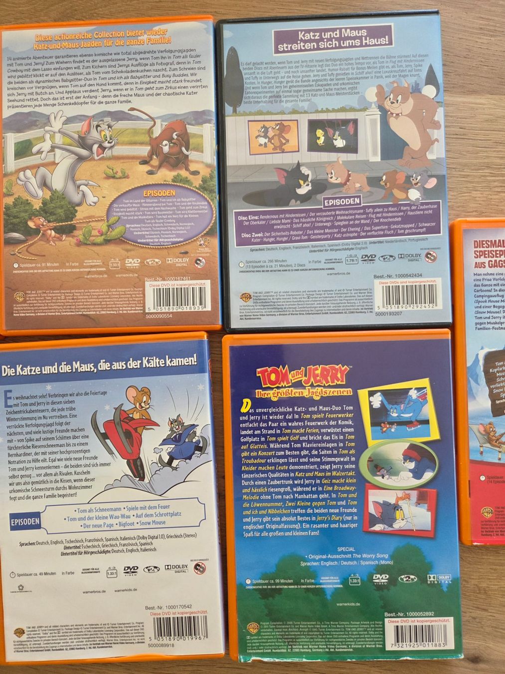 Alle DVDs: Tom & Jerry DVD Sammlung - Grösste Abenteuer – Gebraucht aus Läufelfingen von maparon 3