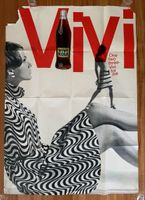 Vintage Vivi Kola Werbeplakat, 1967, selten und original!