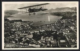 Geneve, Vue prise en aeroplane, Segelflu