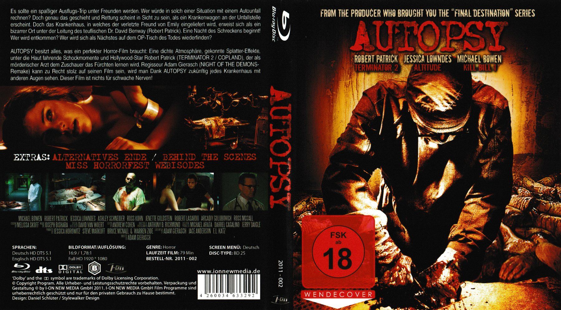 Alle DVDs: Blu-Ray - Autopsy – Gebraucht aus Langnau am Albis von MediaRescuerKeLoX